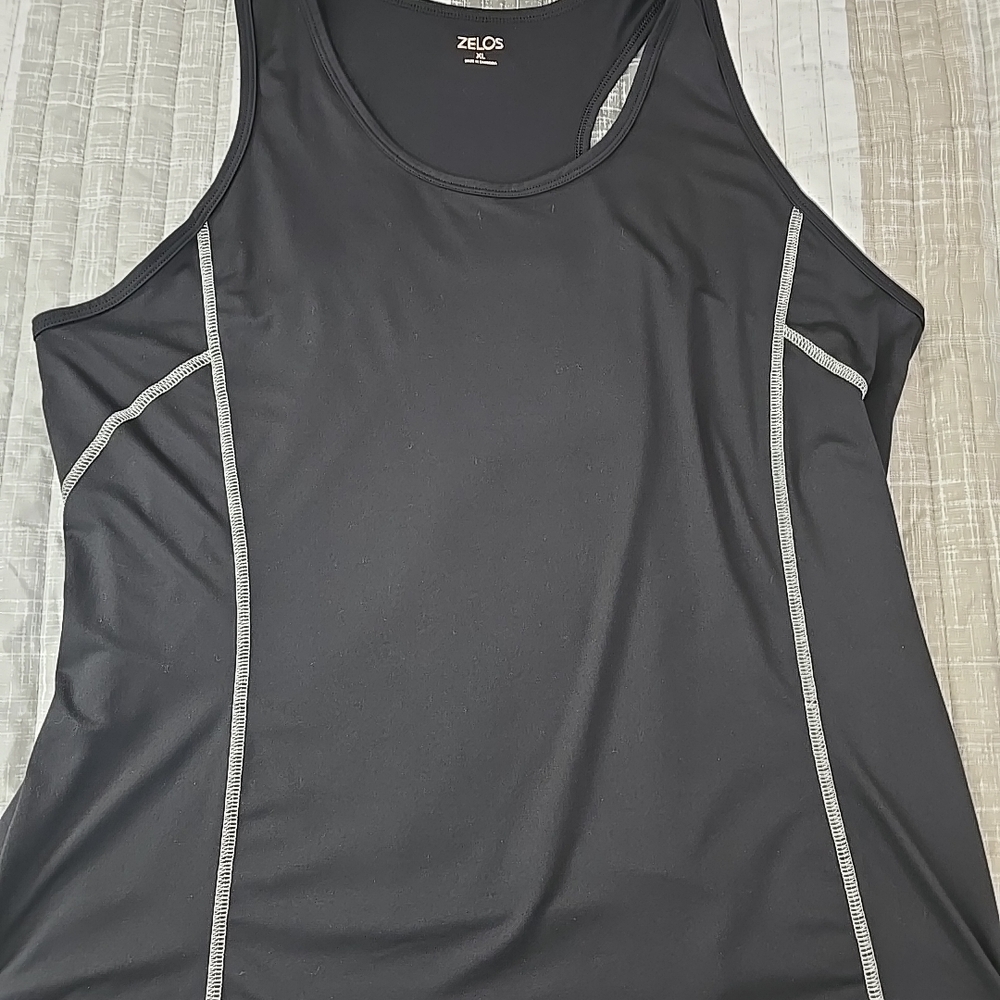Zelos Black Athletic Tank Top Sz‎ XL